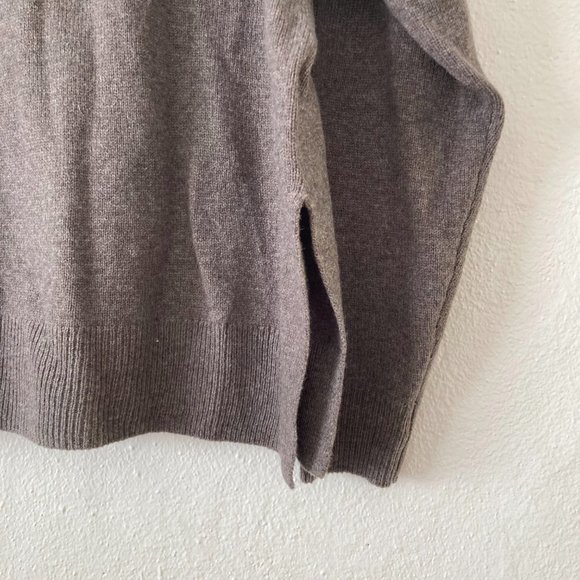 Madewell Hickory Turtleneck Sweater - Brown/Taupe, Size Small - Picture 5 of 8